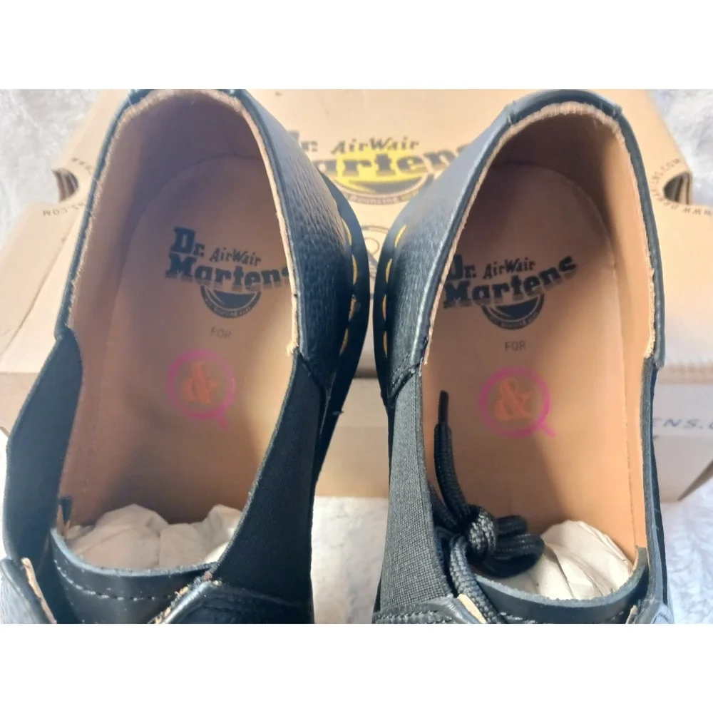 Dr Martens x End Smith G UA Men's 9 Women's 10 Smooth Black Leather Oxford Shoes